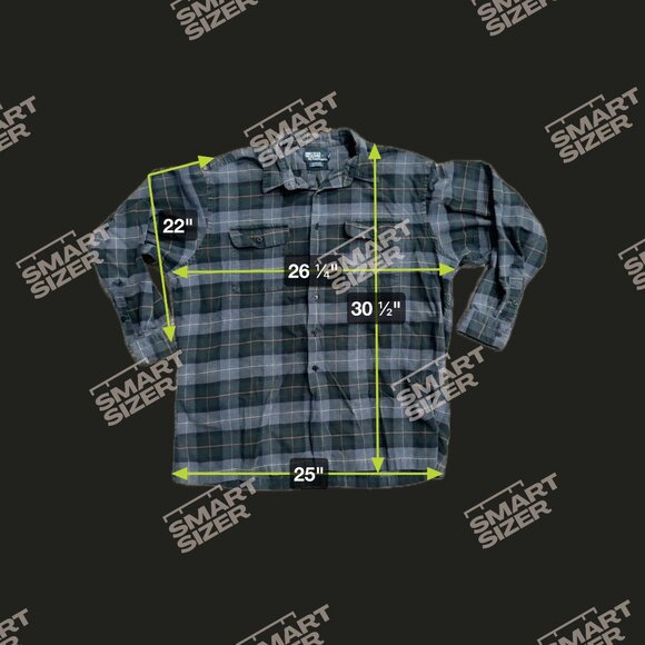 Polo Ralph Lauren Benford Mens Plaid Flannel Shirt XL‎ Grunge Plaid Check Chore - Picture 2 of 7